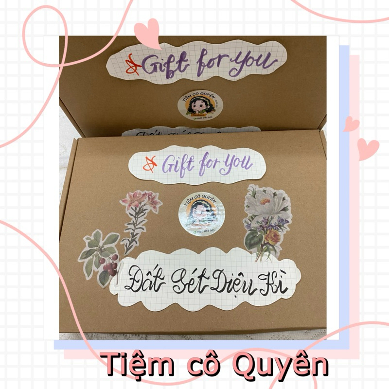 Combo đất nhẹ tự khô/ bộ kit đất sét tự khô