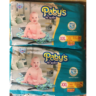 Combo 2 gói tã quần Paby's Sze XXL36(15-25kg) + Khuyến mại
