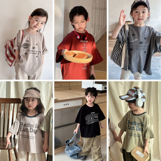 XBB00166 Áo thun trơn cotton ngắn tay bé trai bé gái hàn quốc 1-8T