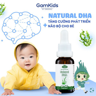 Natural DHA GAMKIDS hỗ trợ bé phát triển não bộ, tốt cho thị lực 20ml
