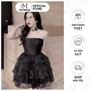  Váy Trắng Trễ Vai Ôm Dáng Cho Tiểu Thư Bánh Bèo | MORI CLOTHINGS 