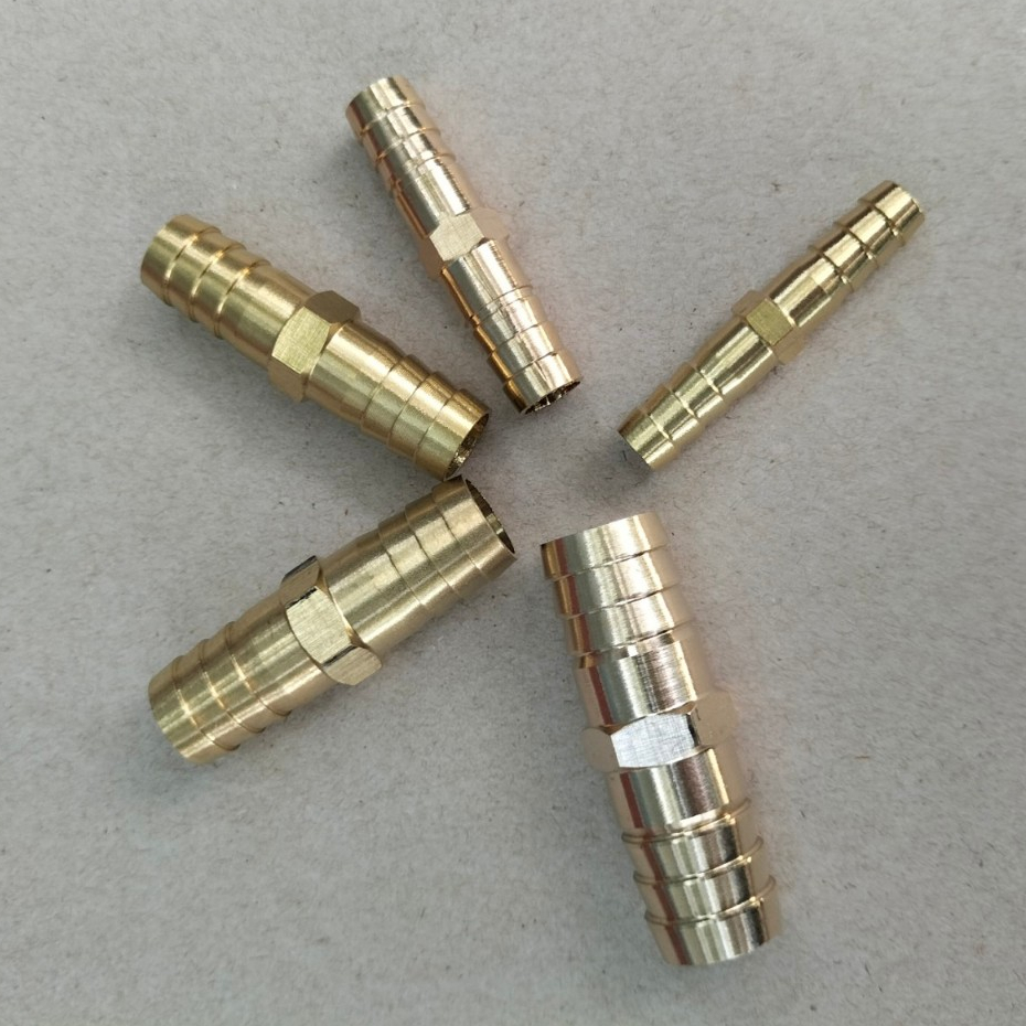 5 cái; Nối đuôi chuột (đồng thau) phi 6, 8, 10 ,12, 14, 16mm