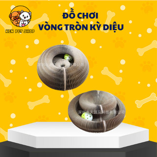 Đồ Chơi Cho Mèo Cào Móng Bàn Cào Móng Ma Thuật Cho Mèo Đồ Chơi Xoay Tròn Thay Đổi Hình Dạng Nhiều Kích Thước