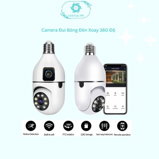 Camera Yoosee Wifi Yoosee 8 LED Đuôi Bóng Đèn  Thế Hệ Mới Xoay 360 Độ 5.0Mps - 1080P CÓ BẢO HÀNH