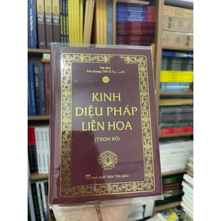 Sách - kinh diệu pháp liên hoa - bìa cứng khổ a6