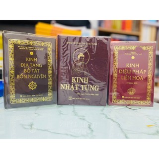 Sách - combo kinh địa tang, kinh nhật tụng, kinh pháp hoa