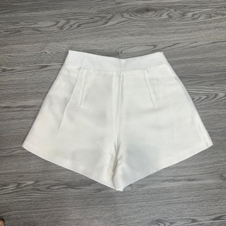 Quần short TAFTA cạp cao TRẮNG/ĐEN S9_ORIMI