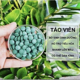 50 viên Tảo Xoắn Spiruna Giúp Tăng Màu Và Kích Thích Tiêu Hoá Cho Cá Tôm