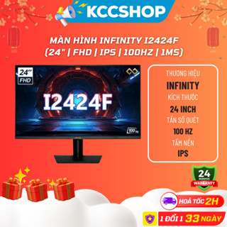 Màn hình Infinity I2424F (24 inch | IPS | 100Hz | 1ms) Chính hãng - Bảo hành 24 Tháng