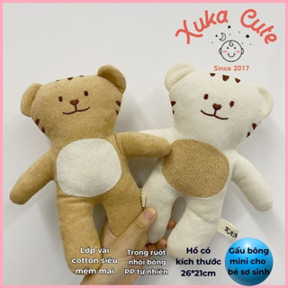 Gấu bông cute cho bé hữu cơ organic nhân vật chú Hổ con Hàn Quốc chất liệu cotton và 100% bông PP an toàn cho bé