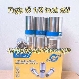 Đầu tuýp dài 1/2inch 10-32mm ls+
