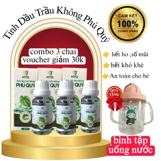 ( combo3 )Tinh dầu ho đờm trầu không phú quý hết ho đờm khò khè