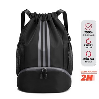 Balo Dây Rút Thể Thao Chống Nước Có Ngăn Đựng Giày Chơi Bóng Rổ , Bóng Đá Tập Gym