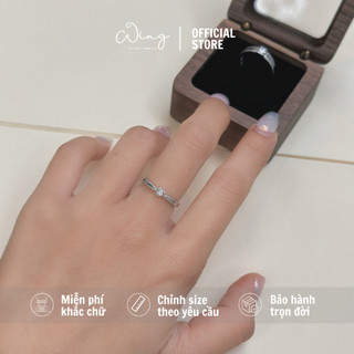 Nhẫn Đôi Heart Locker - Trang Sức Bạc The Wing Silver