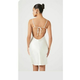 (Size S-M, XL lỗi) Đầm lụa satin xuất dư, F21
