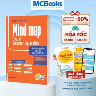 Sách - Mindmap english grammar explanation - Giải thích ngữ pháp tiếng anh bằng sơ đồ tư duy