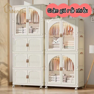 Tủ quần áo trẻ em bằng nhựa, dễ lắp đặt, chất liệu pp cao cấp, tốt cho sức khỏe và không có mùi hôi, an toàn tuyệt đối