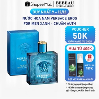 Nước Hoa Nam Versace EROS FOR MEN Xanh - Chuẩn Auth - Hương Thơm Phóng Khoáng, Trẻ Trung - TV26