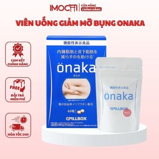 Viên uống giảm mỡ bụng onaka pillbox nhật bản hộp 60 viên
