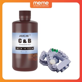 NHỰA IN 3D RESIN JAMGHE RĂNG TẠM MÀU A1 A2 A3 500ML