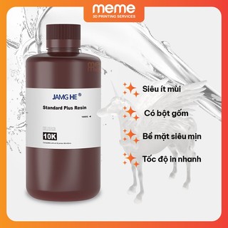 Nhựa in 3D resin Jamghe Standard Plus 10k 1000Ml (siêu ít mùi) Phân loại: