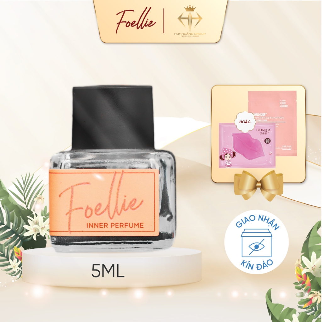 Nước hoa vùng kín Foellie mùi hương thơm trái cây ngọt ngào chính hãng 5ml - Eau De Fleur Innerb Perfume