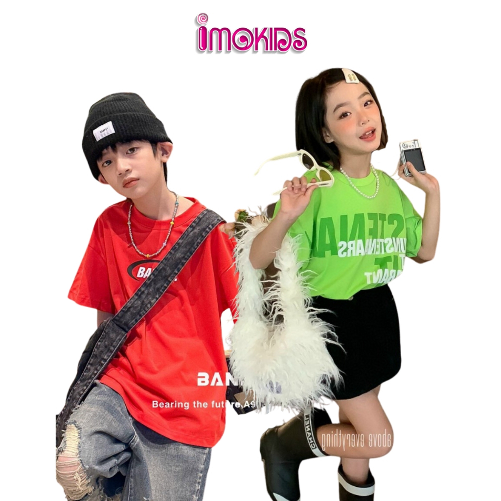 Áo thun bé trai size đại Banbino 18kg-45kg áo cộc tay cho bé cao cấp chất thun cao cấp co giãn thoải mái thời trang qate