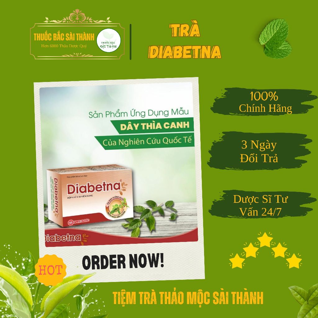 TRÀ - DIABETNA - Hộp 25 Gói