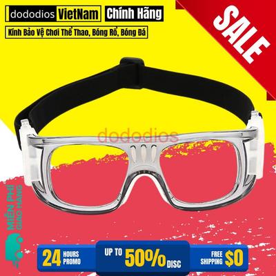 Màu Xám Kính Bảo Vệ Chơi Thể Thao, Bóng Rổ, Bóng Đá Chống Sương Mù, Mồ Hôi Cao Cấp - Có Thể Lắp Mắt Kính Cận Dododios
