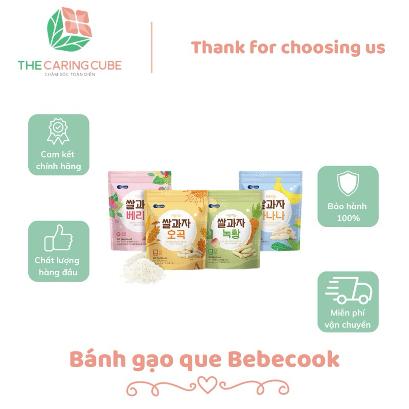 Bánh que hữu cơ Bebecook