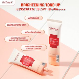  Kem Chống Nắng Nâng Tone Kiềm Dầu Cell Fusion C Toning Sunscreen 100 SPF50+/ PA++++ (50ml)