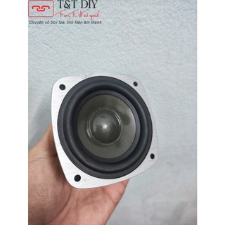 Loa toàn dải 3 inch của Đan Mạch Loa khung nhôm cao cấp Loa toàn dải DlY loa hình nón khung nhôm viền cao su