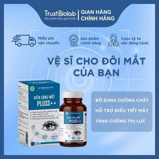 [Hộp 30 viên]  Viên Sáng Mắt Pluss ++ Hỗ trợ cải thiện thị lực, giảm mỏi mắt, khô mắt, ngăn ngừa lão hóa mắt.
