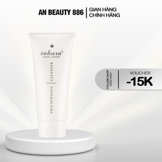 Sữa rửa mặt trắng da Sakura Brightening Cleanser - New 2020