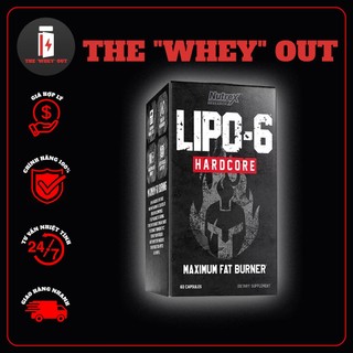Lipo6 hardcore 60 viên | viên giảm cân mạnh mẽ | chính hãng nutrex