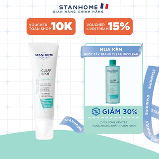 Kem Chấm Mụn Cấp Tốc STANHOME Clear Spot Giảm Sưng Xẹp Mụn Sau 48H Hiệu Quả 10ML