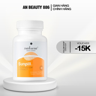 Viên uống chống nắng sinh học toàn thân Sakura Sunpill 30 viên