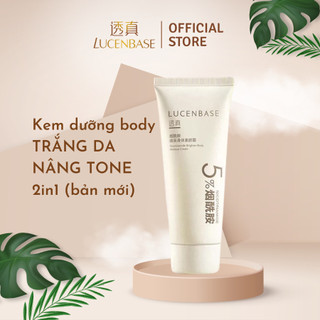 Kem 2in1 nâng tone và dưỡng trắng da body ban ngày Lucenbase 100ml