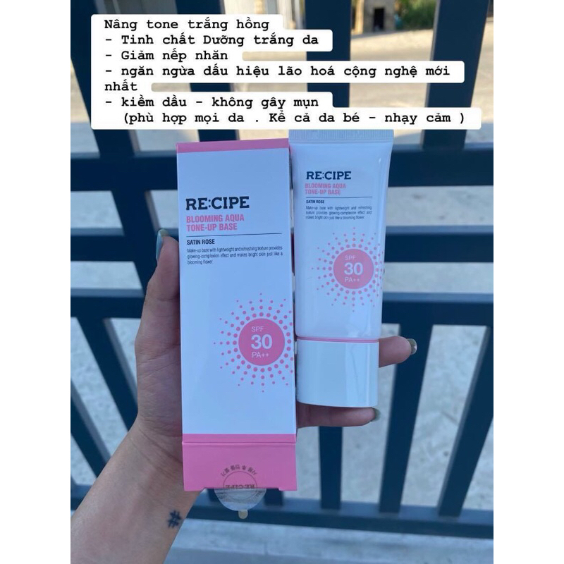 Kem chống nắng Recipe spf 30++