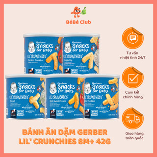 Bánh ăn dặm gerber lil' crunchies 8m+ 42g