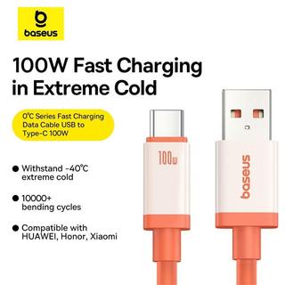 Cáp Sạc Baseus 0°C USB to Type-C 100W | Siêu Bền, Hỗ Trợ Các Chuẩn Sạc Nhanh