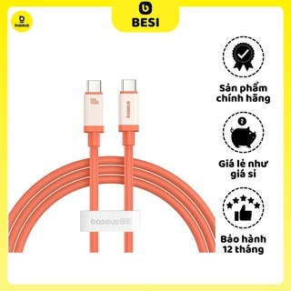 Cáp sạc nhanh baseus 0℃ series fast charging data cable type-c to type-c 100w