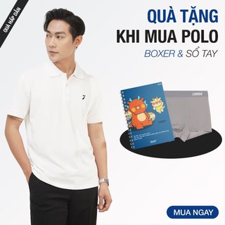 MUA 1 TẶNG 2 |  Mua áo polo tặng Boxer và  Sổ