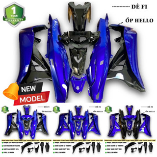 [NEW] Dàn áo Sirius Xanh Dương GP phối Đen Ốp Sihello Dè Fi (Xem mô tả)