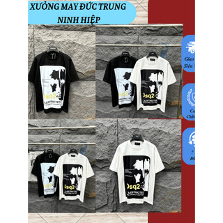 Áo phông đê ét quy thời trang họa tiết in hình đê ét quy trước áo