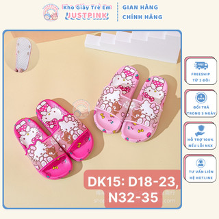 Dép bé gái Hello Kitty dễ thương mềm mại êm chân chống trượt cho bé gái 1-12 tuổi 
