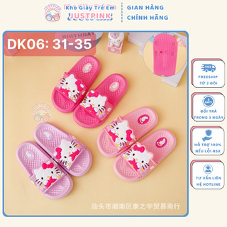 Dép bé gái Hello Kitty êm chân chống trượt cho bé gái 6-12 tuổi 