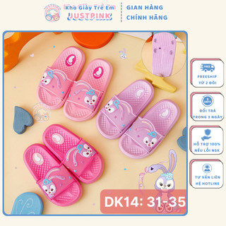 Dép bé gái hình thỏ dễ thương êm chân chống trượt cho bé gái 6-12 tuổi 