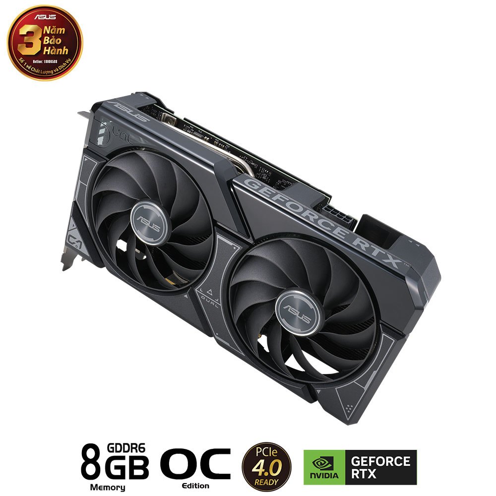 CARD MÀN HÌNH ASUS DUAL RTX 4060-O8G - EVO [HÀNG FULL VAT] | BigBuy360 - bigbuy360.vn