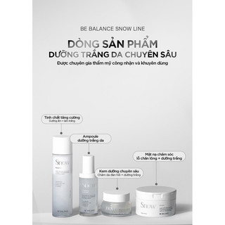 Combo 2 sản phẩm Snow Line dưỡng sáng da chuyên sâu - Bebalance